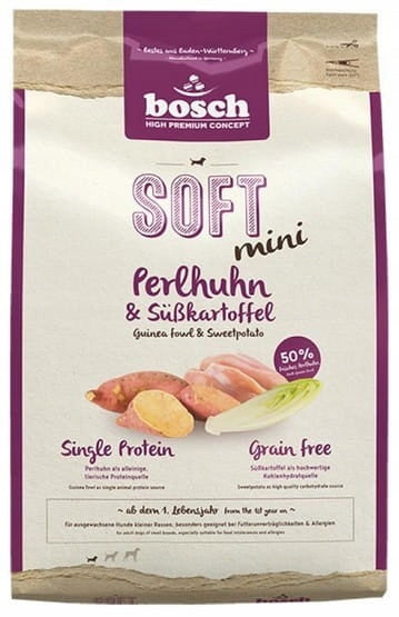 Bosch Soft Mini Adult Guinea Fowl & Sweet Potatoes 1kg