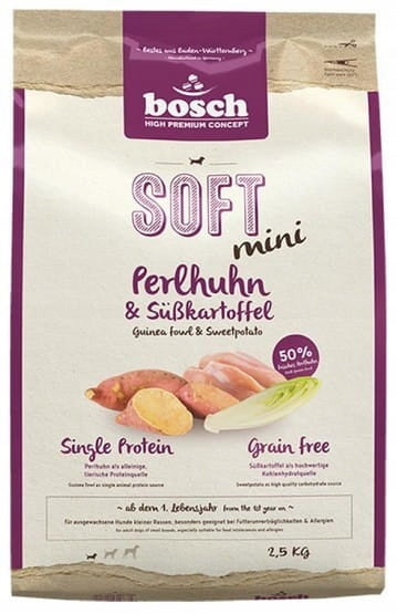 Bosch Soft Mini Adult Guinea Fowl & Sweet Potatoes 2.5kg