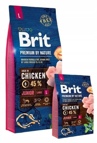 Brit Premium By Nature Junior Large Breed Chicken 3kg