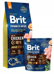 Brit Premium By Nature Junior Medium Chicken 1kg