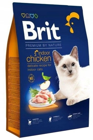 Brit Premium By Nature Cat Indoor Chicken 8 kg