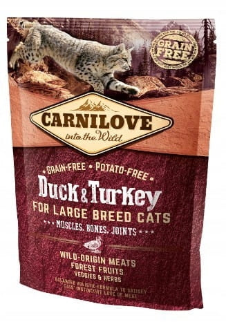 Carnilove Cat Duck & Turkey Large Breed 400g