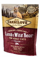 Carnilove Cat Lamb & Wild Boar Sterilized 400g