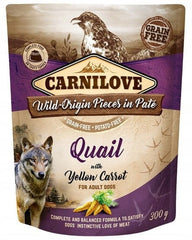 Carnilove Dog Quail & Yellow Carrot 300g