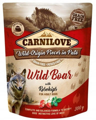 Carnilove Dog Wildboar & Rosehips 300g