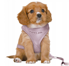 Trixie 15564 Soft Puppy Harness With Leash Small/Medium Lilac