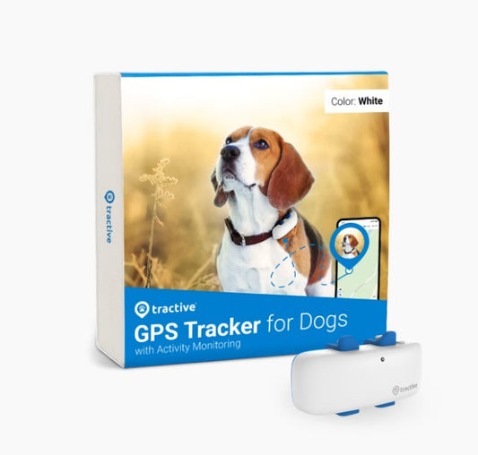 Tractive GPS Tracker For Dogs White