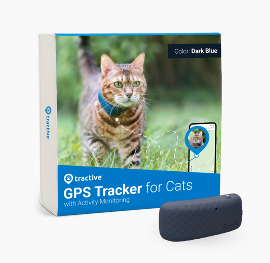 Tractive CAT 4 GPS Tracker For Cats Dark Blue