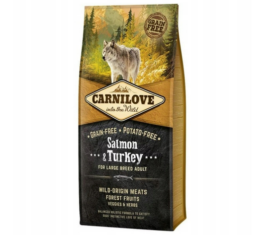 Carnilove Fresh Grain & Potato Free Large Adult Salmon & Turkey 1.5kg