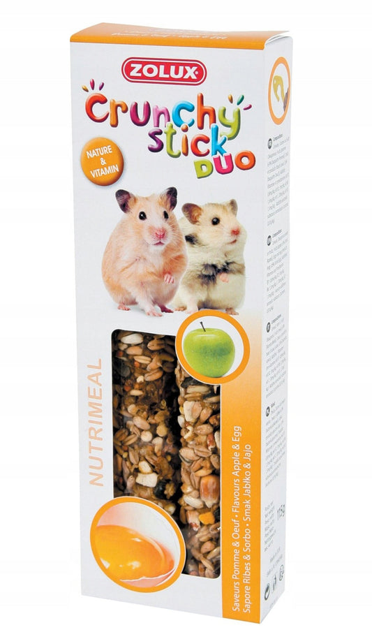 Zolux Crunchy Stick Hamster Apple/Egg 115 g