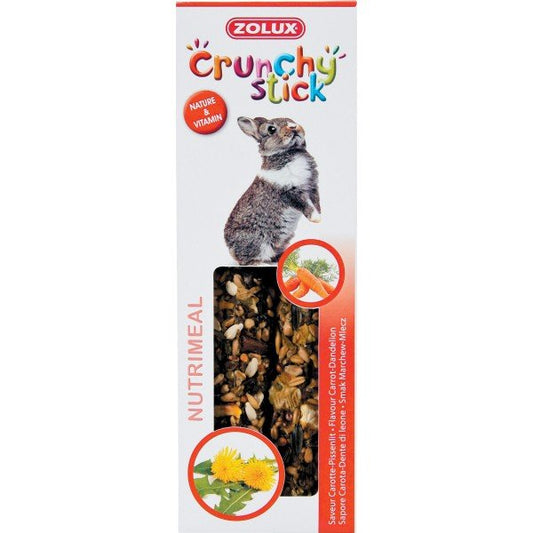 Zolux Crunchy Stick Rabbit Carrot/Dandelion 115 g