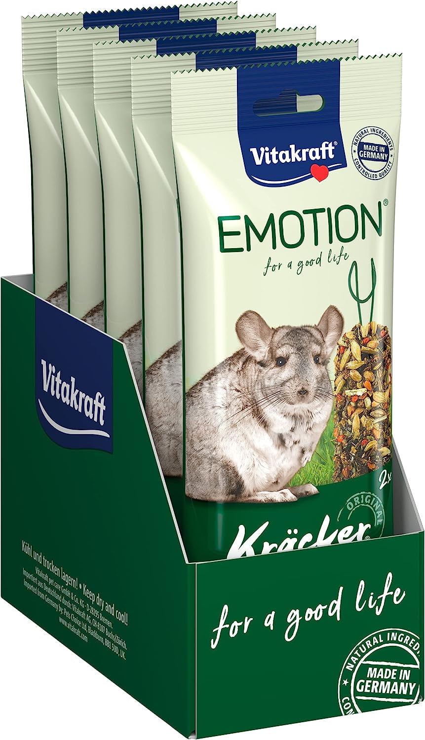 Nagersnack Chinchilla Emotion Kräcker, Herbal, 5X 2 St