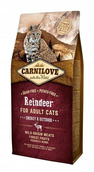 Carnilove Cat Reindeer Energy & Outdoor 6kg