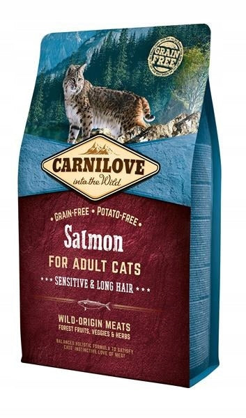 Carnilove Adult Cat Salmon Sensitive & Long Hair 2kg